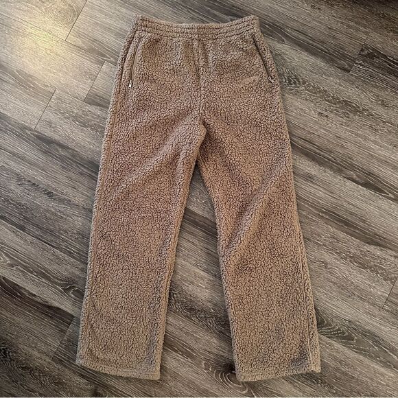 Skims Teddy jogger Track Pants in Desert - Picture 1 of 7